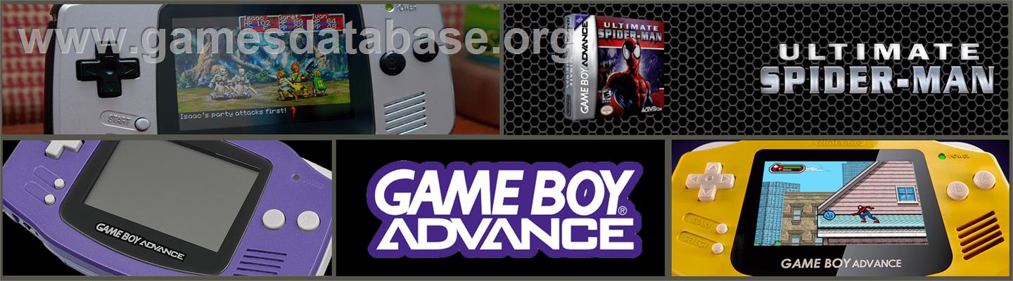 Ultimate Spider-man - Nintendo Game Boy Advance - Artwork - Marquee