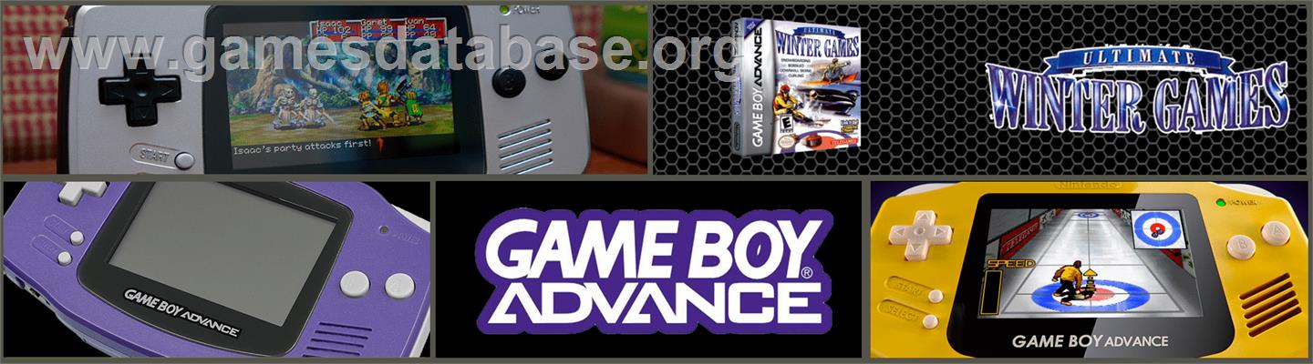 Ultimate Winter Games - Nintendo Game Boy Advance - Artwork - Marquee