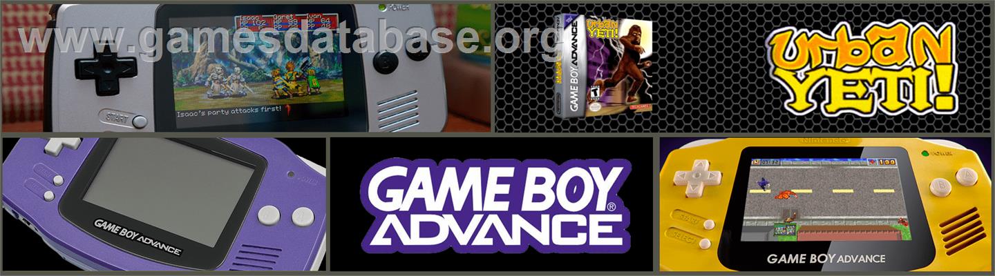 Urban Yeti - Nintendo Game Boy Advance - Artwork - Marquee