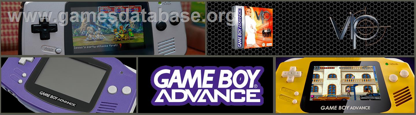V.I.P. - Nintendo Game Boy Advance - Artwork - Marquee