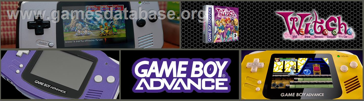 W.I.T.C.H. - Nintendo Game Boy Advance - Artwork - Marquee