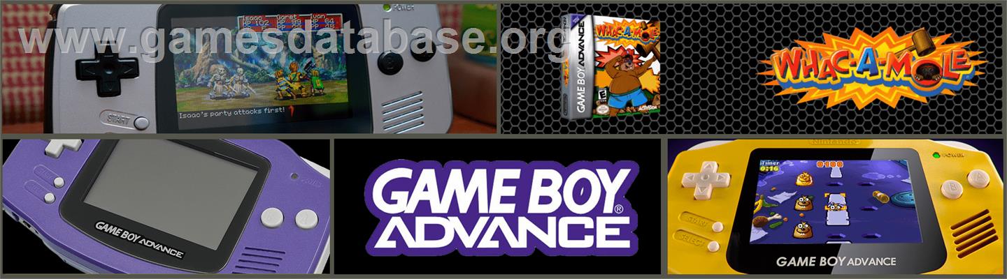 Whac-a-mole - Nintendo Game Boy Advance - Artwork - Marquee