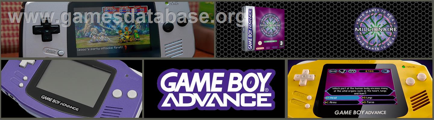 Who Wants To Be A Millionaire - 2nd Edition - Nintendo Game Boy Advance - Artwork - Marquee