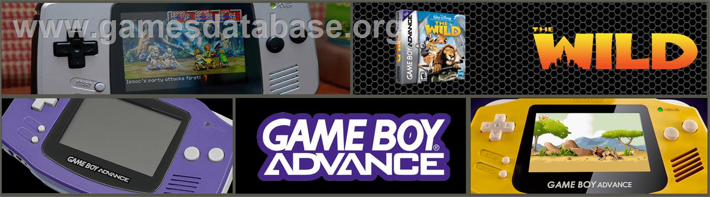 Wild, The - Nintendo Game Boy Advance - Artwork - Marquee