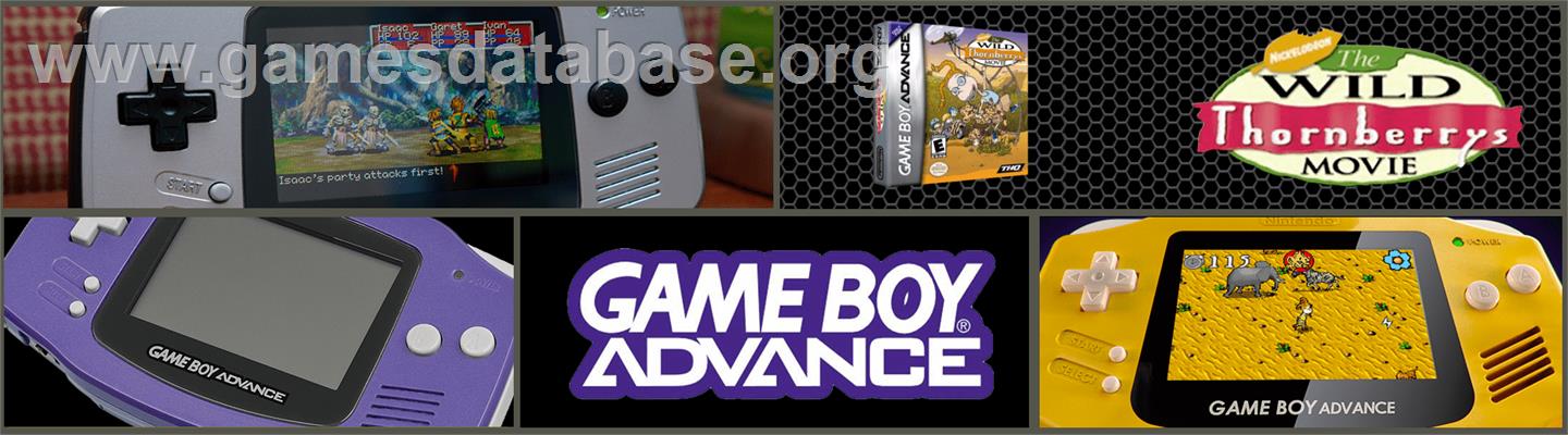 Wild Thornberrys Movie, The - Nintendo Game Boy Advance - Artwork - Marquee