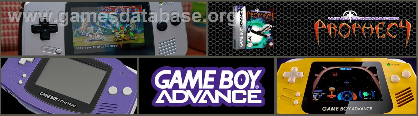 Wing Commander: Prophecy - Nintendo Game Boy Advance - Artwork - Marquee