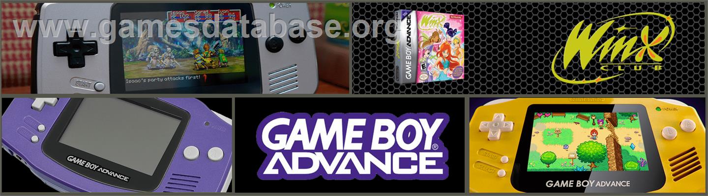 Winx Club - Nintendo Game Boy Advance - Artwork - Marquee