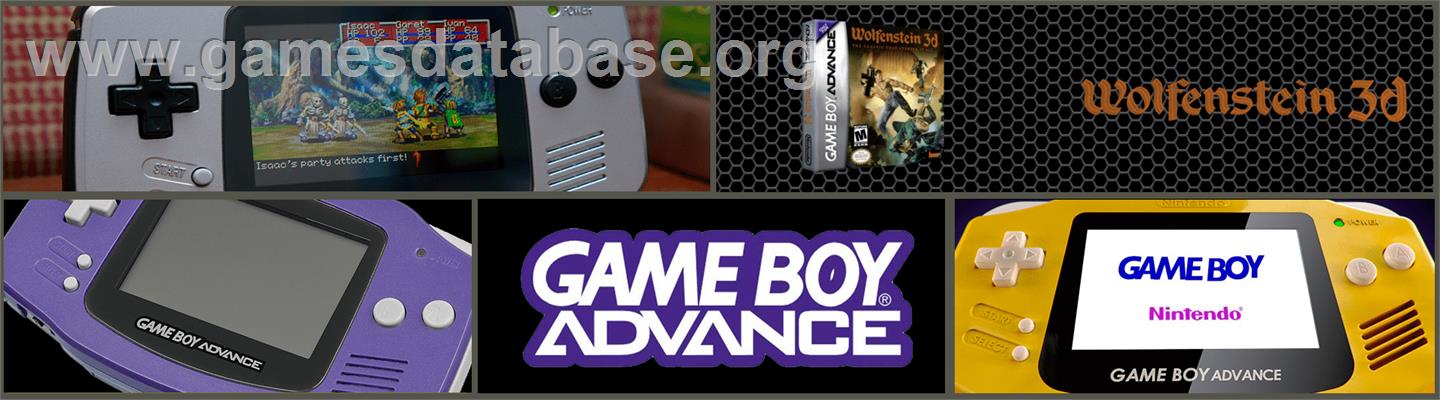 Wolfenstein 3D - Nintendo Game Boy Advance - Artwork - Marquee