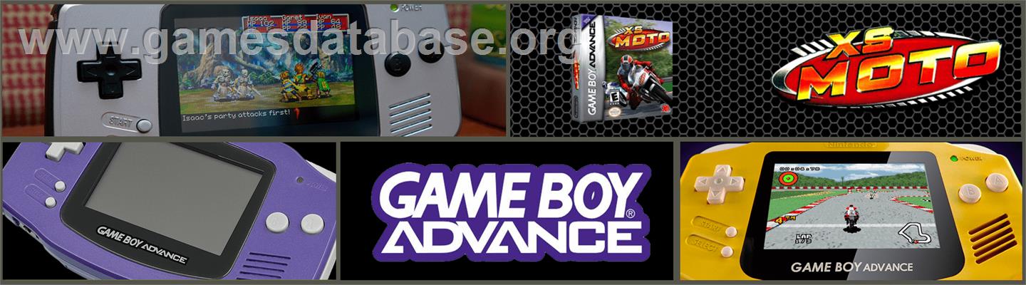 Xs Moto - Nintendo Game Boy Advance - Artwork - Marquee