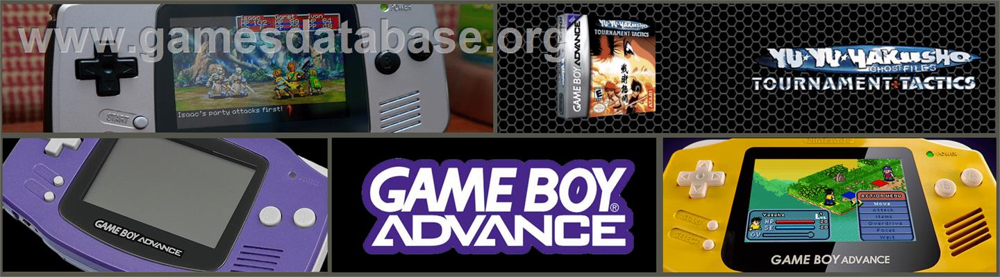 Yu Yu Hakusho - Ghost Files - Tournament Tactics - Nintendo Game Boy Advance - Artwork - Marquee