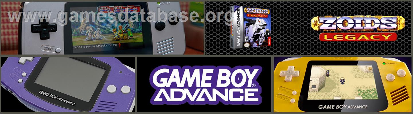 Zoids: Legacy - Nintendo Game Boy Advance - Artwork - Marquee