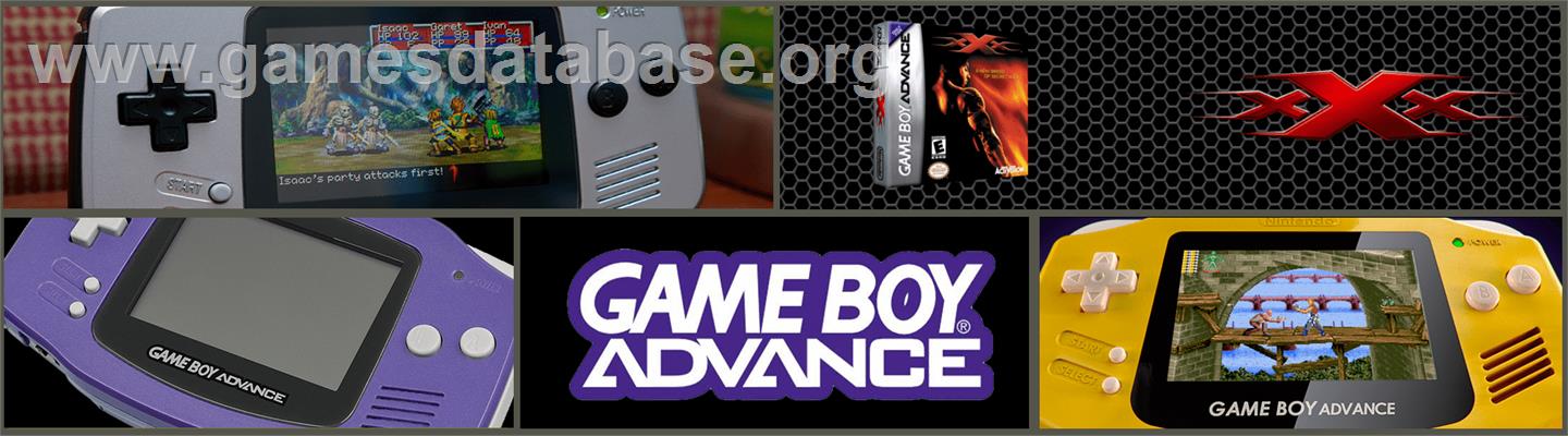 xXx - Nintendo Game Boy Advance - Artwork - Marquee