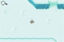 In game image of Arctic Tale on the Nintendo Game Boy Advance.