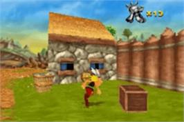 In game image of Astérix And Obélix Xxl on the Nintendo Game Boy Advance.