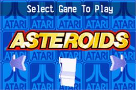 In game image of Atari Anniversary Advance on the Nintendo Game Boy Advance.