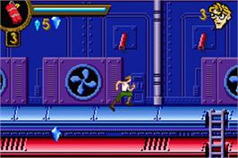 In game image of Atlantis: The Lost Empire on the Nintendo Game Boy Advance.