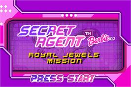 In game image of Barbie Superpack on the Nintendo Game Boy Advance.
