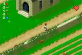 In game image of Bible Game, The on the Nintendo Game Boy Advance.
