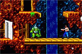 In game image of Blackthorne on the Nintendo Game Boy Advance.