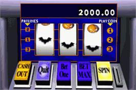 In game image of Caesars Palace Advance - Millennium Gold Edition on the Nintendo Game Boy Advance.