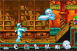 In game image of Casper on the Nintendo Game Boy Advance.
