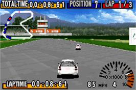 In game image of Championship Manager Quiz on the Nintendo Game Boy Advance.