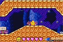 In game image of Densetsu no Stafi 3 on the Nintendo Game Boy Advance.