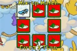 In game image of Dr. Seuss - Green Eggs and Ham on the Nintendo Game Boy Advance.