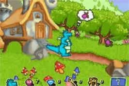 In game image of Dragon Tales - Dragon Adventures on the Nintendo Game Boy Advance.