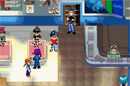 In game image of Duel Masters Kaijudo Showdown on the Nintendo Game Boy Advance.