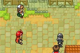 In game image of Elemix! on the Nintendo Game Boy Advance.