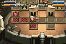 In game image of Fightbox on the Nintendo Game Boy Advance.
