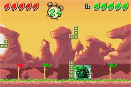 In game image of Fortress on the Nintendo Game Boy Advance.