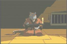 In game image of Game Boy Advance Video - Teenage Mutant Ninja Turtles - Le Demenagement on the Nintendo Game Boy Advance.