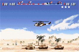 In game image of Glory Days - The Essence of War on the Nintendo Game Boy Advance.