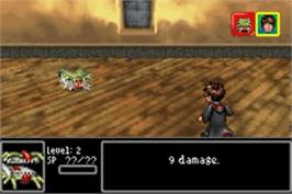 In game image of Harry Potter and the Prisoner of Azkaban on the Nintendo Game Boy Advance.