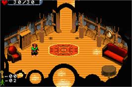 In game image of Hobbit, The on the Nintendo Game Boy Advance.