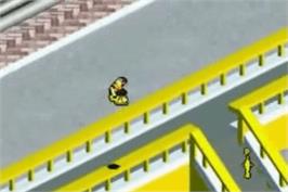 In game image of Jet Set Radio on the Nintendo Game Boy Advance.