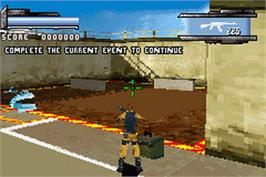 In game image of Kill.switch on the Nintendo Game Boy Advance.