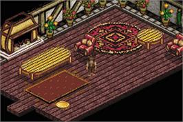 In game image of Lord Of The Rings, The - The Fellowship Of The Ring on the Nintendo Game Boy Advance.