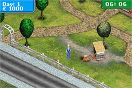 In game image of Meine Tierpension on the Nintendo Game Boy Advance.