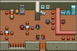 In game image of Metal Max 2 Kai on the Nintendo Game Boy Advance.