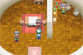 In game image of Mugen Kinogyou Zero Tours on the Nintendo Game Boy Advance.
