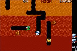 In game image of Namco Museum on the Nintendo Game Boy Advance.