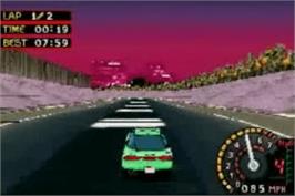 In game image of Need for Speed Underground 2 on the Nintendo Game Boy Advance.