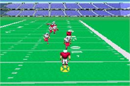 In game image of Nfl Blitz 20-03 on the Nintendo Game Boy Advance.