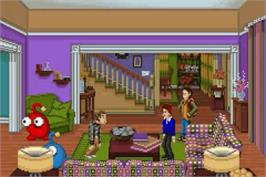 In game image of Phil Of The Future on the Nintendo Game Boy Advance.