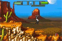 In game image of Planet Of The Apes on the Nintendo Game Boy Advance.