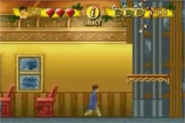 In game image of Polar Express, The on the Nintendo Game Boy Advance.