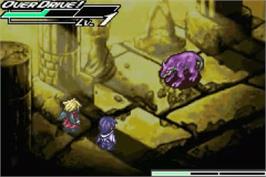 In game image of Riviera: The Promised Land on the Nintendo Game Boy Advance.